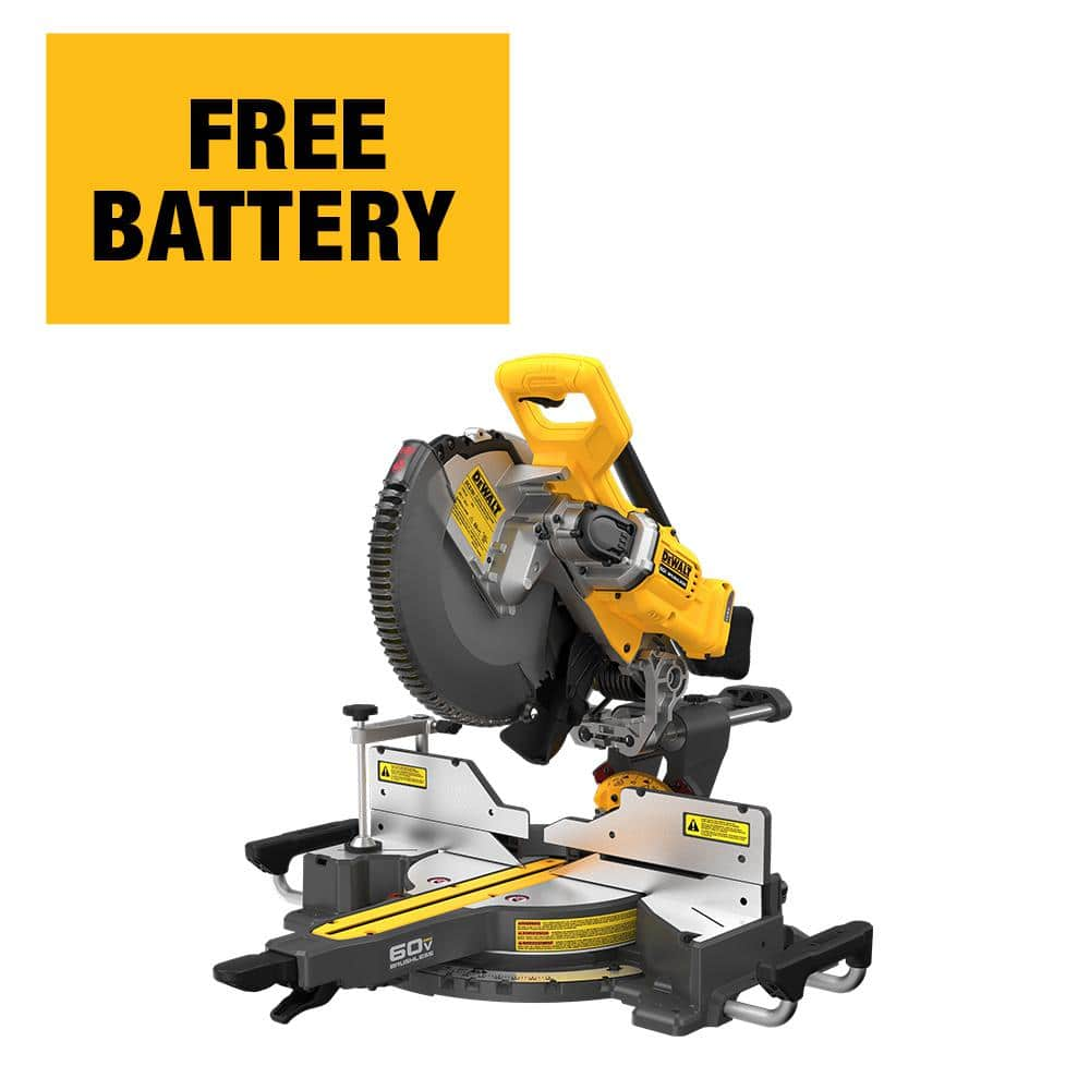 DEWALT 60V Lithium-Ion 12 in. Cordless Sliding Miter Saw (Tool Only)