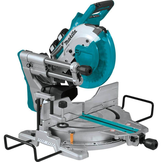 Makita 18V X2 LXT Lithium-Ion (36V) Brushless Cordless 10" Dual-Bevel Sliding Compound Miter Saw with Laser Kit (4.0Ah)